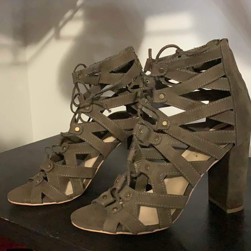 BRAND NEW Jodie Heeled Sandal - Olive